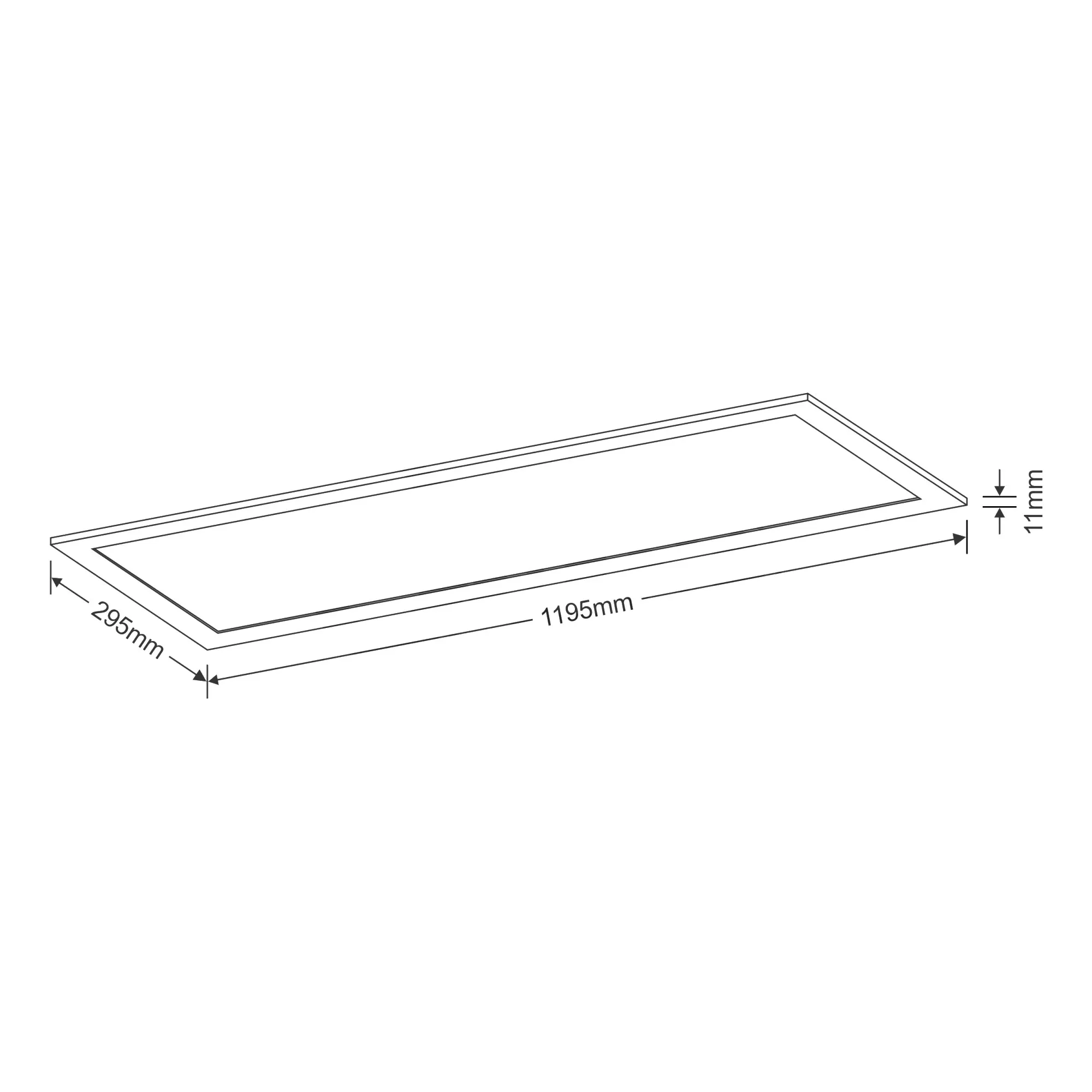 Piano 123 OP Recessed Ceiling Luminaires Dlux Square/Rectangular Recess Ceiling